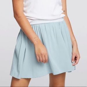 Light blue twirl tennis skirt